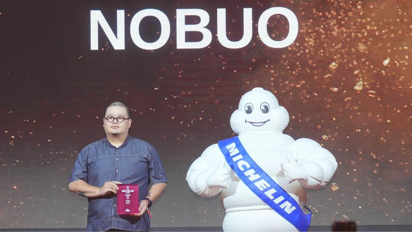 NOBUO獲得2025年米其林指南一星餐廳。葉志明攝