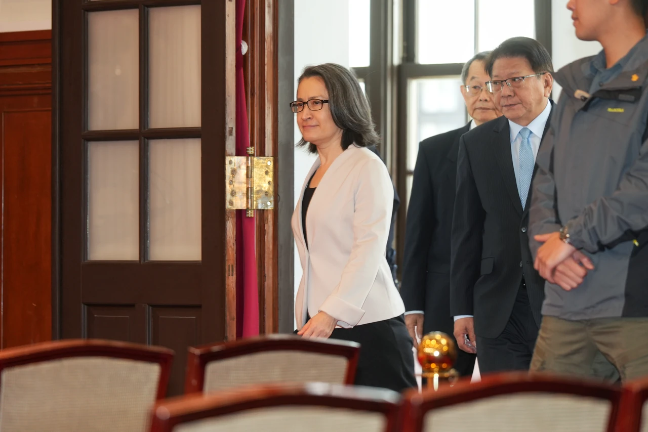副總統蕭美琴在社群媒體發文回應大罷免。資料照 李柏毅攝