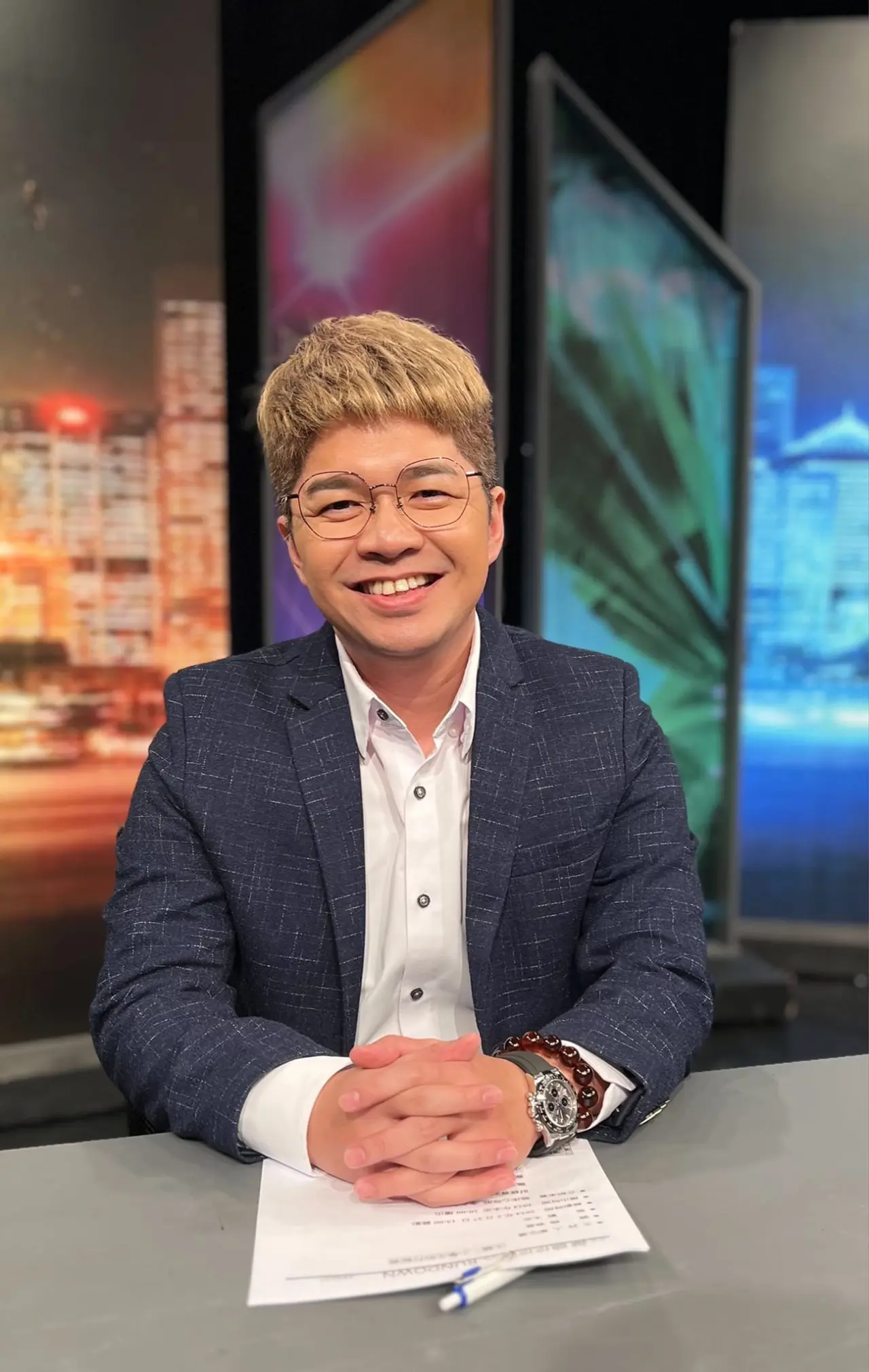 李介文曾以專業形象上節目。翻攝自李介文臉書
