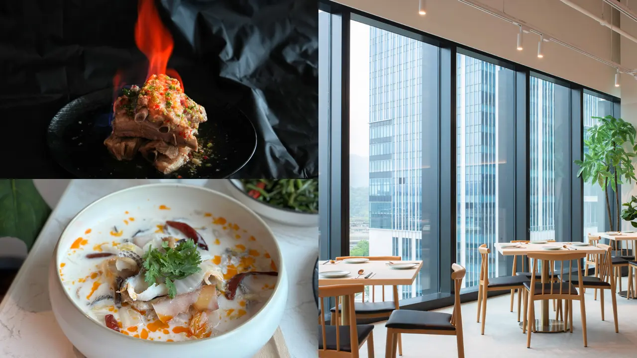 南港LaLaport南洋景觀餐廳「享。THAI」新開幕!必吃火山排骨、酸椰魚。葉志明、劉沛妘攝