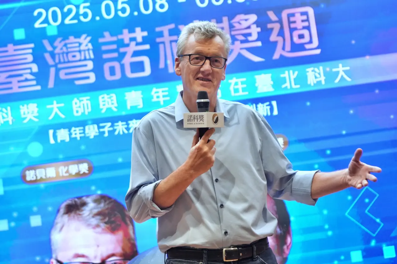 諾貝爾化學獎得主戴維·麥克米倫(David W.C. MacMillan)。林林攝