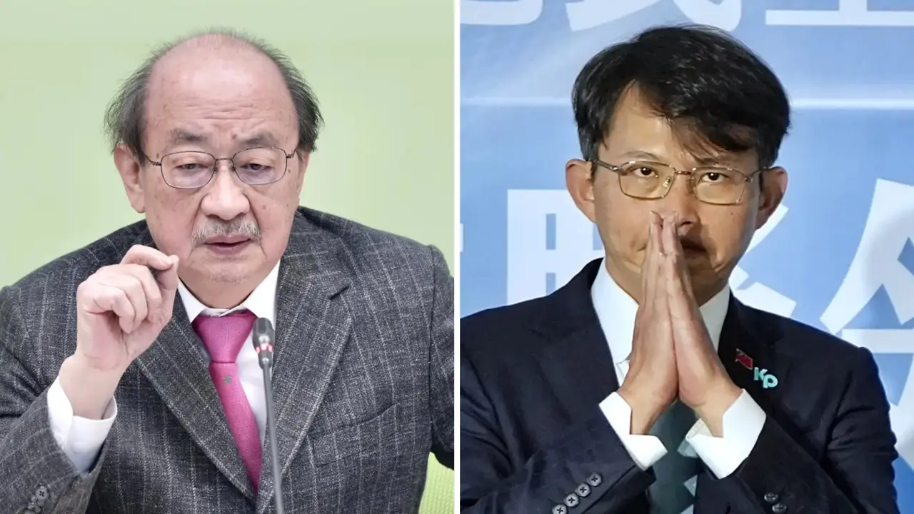 民眾黨團總召黃國昌今重提關說案,激怒民進黨團總召柯建銘。資料照片,林林攝