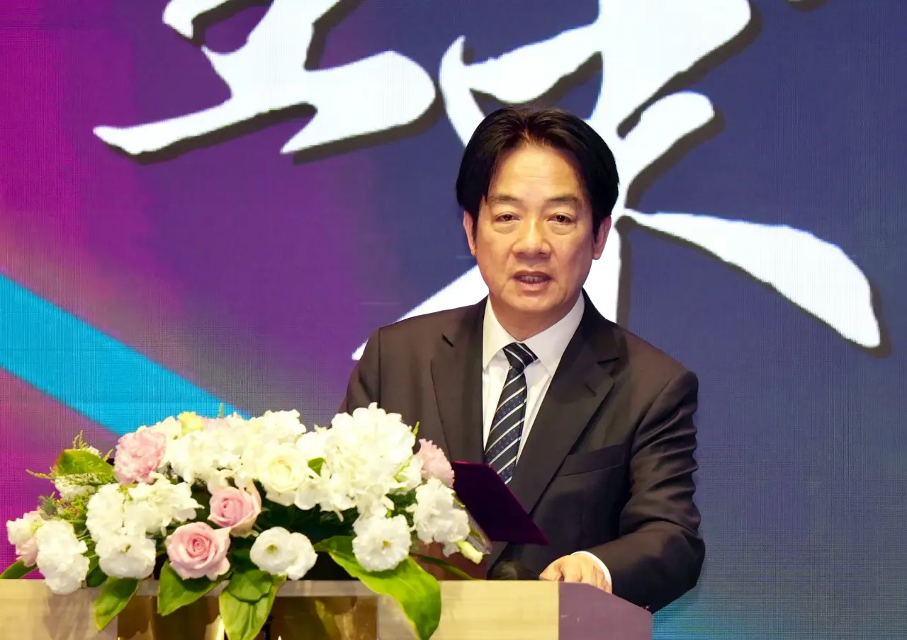 總統賴清德今出席生策會年會致詞。梁建裕攝