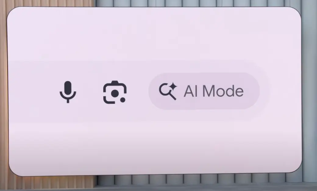 Google 突破過去,搜尋引擎不再是輸入關鍵字,而是能藉由「AI 模式」帶來更多元的使用情境。翻攝自Google YT