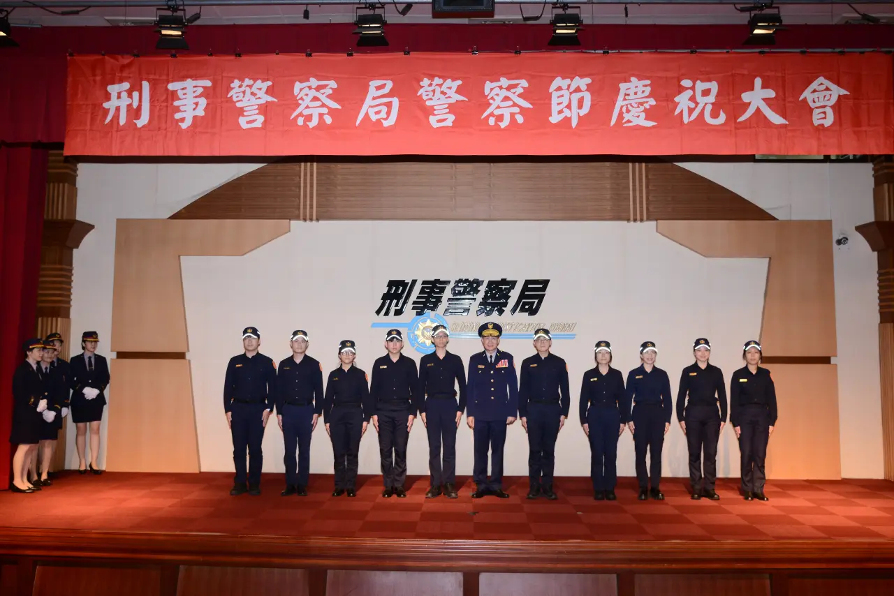 刑事局今天提前舉辦615警察節慶祝活動。刑事局提供
