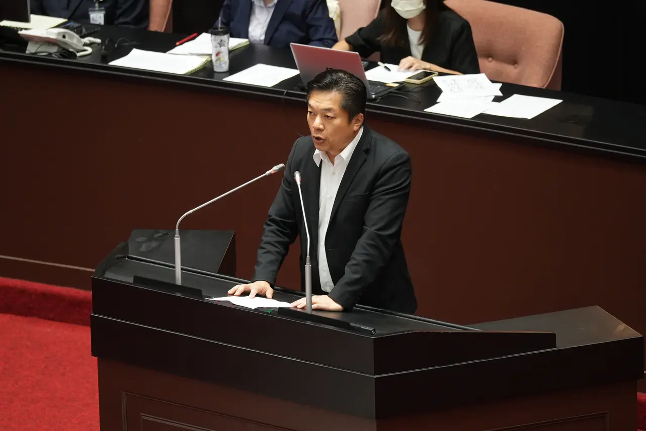 陳俊宇喊話輝達重新評估總部位置。李柏毅攝