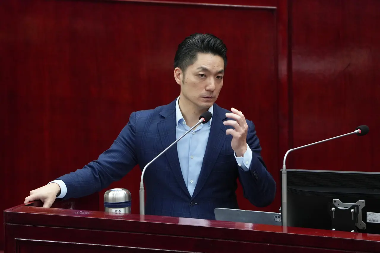 中國體協人員公然搶奪台灣選手賀電,蔣萬安:暴力與惡意,無法抹滅台灣之光。林林攝