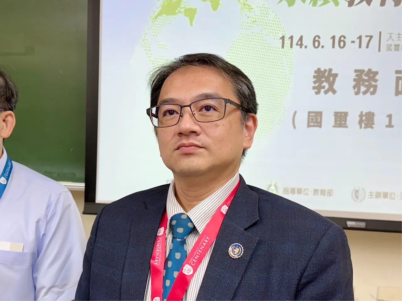 輔大教務長蔡宗佑則說,輔大113學年度第二學期加入AI聯盟,共有109位學生修課。王良博攝