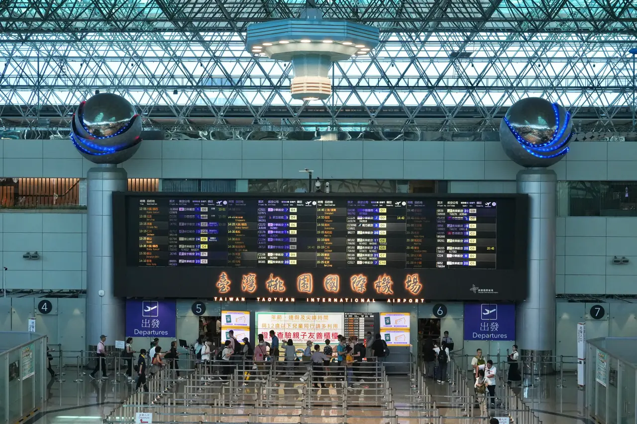 桃園國際機場。林林攝