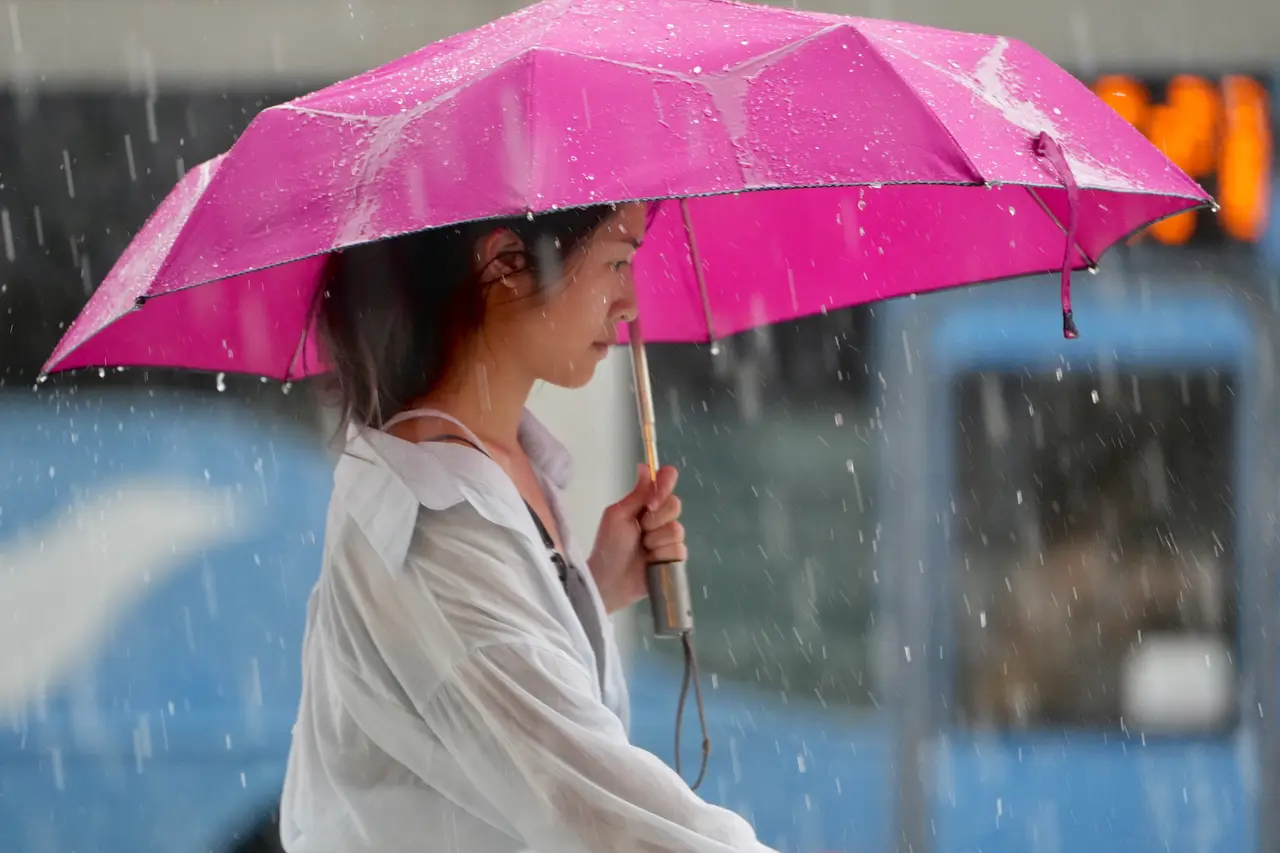 「范斯高」最快今成颱,北台灣為降雨熱區。林林攝