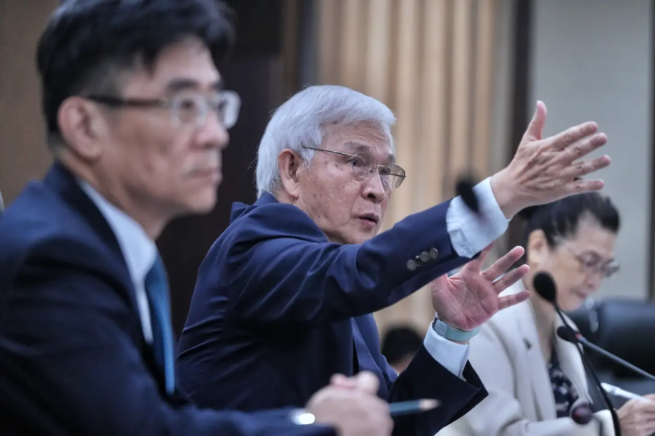 央行總裁楊金龍今日主持Q2理監事會後記者會。林林攝