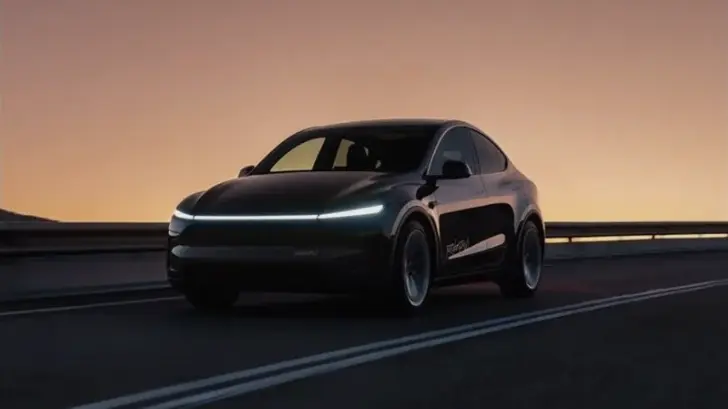 特斯拉無人計程車以Model Y進行測試。照片來源:特斯拉