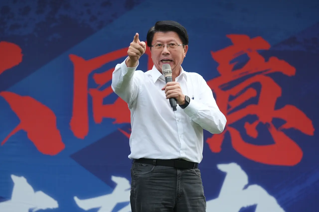 藍委謝龍介答應和陳以信初選。李柏毅攝