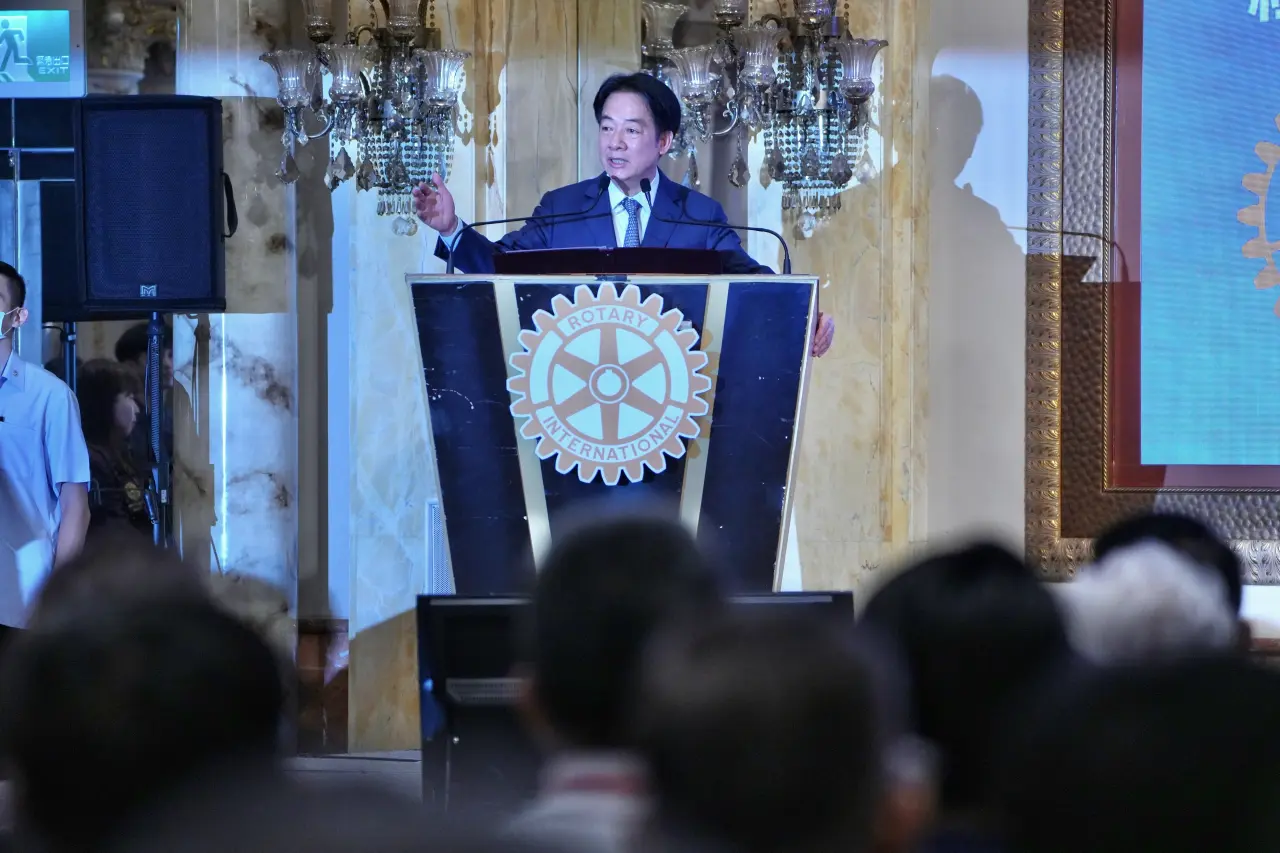 賴清德表示,2758號決議無涉台灣。林林攝