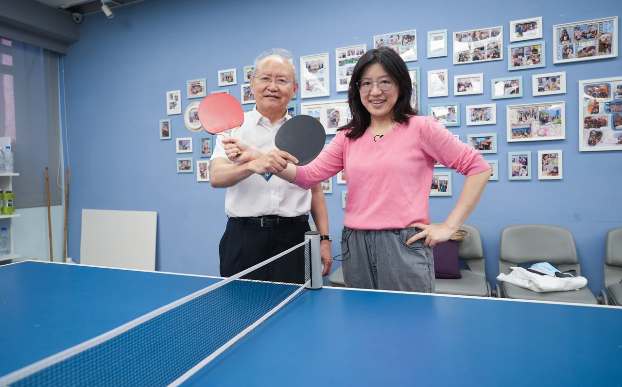 振興醫院父女檔袁九重(左起)、袁瑋。李柏毅、葉志明攝