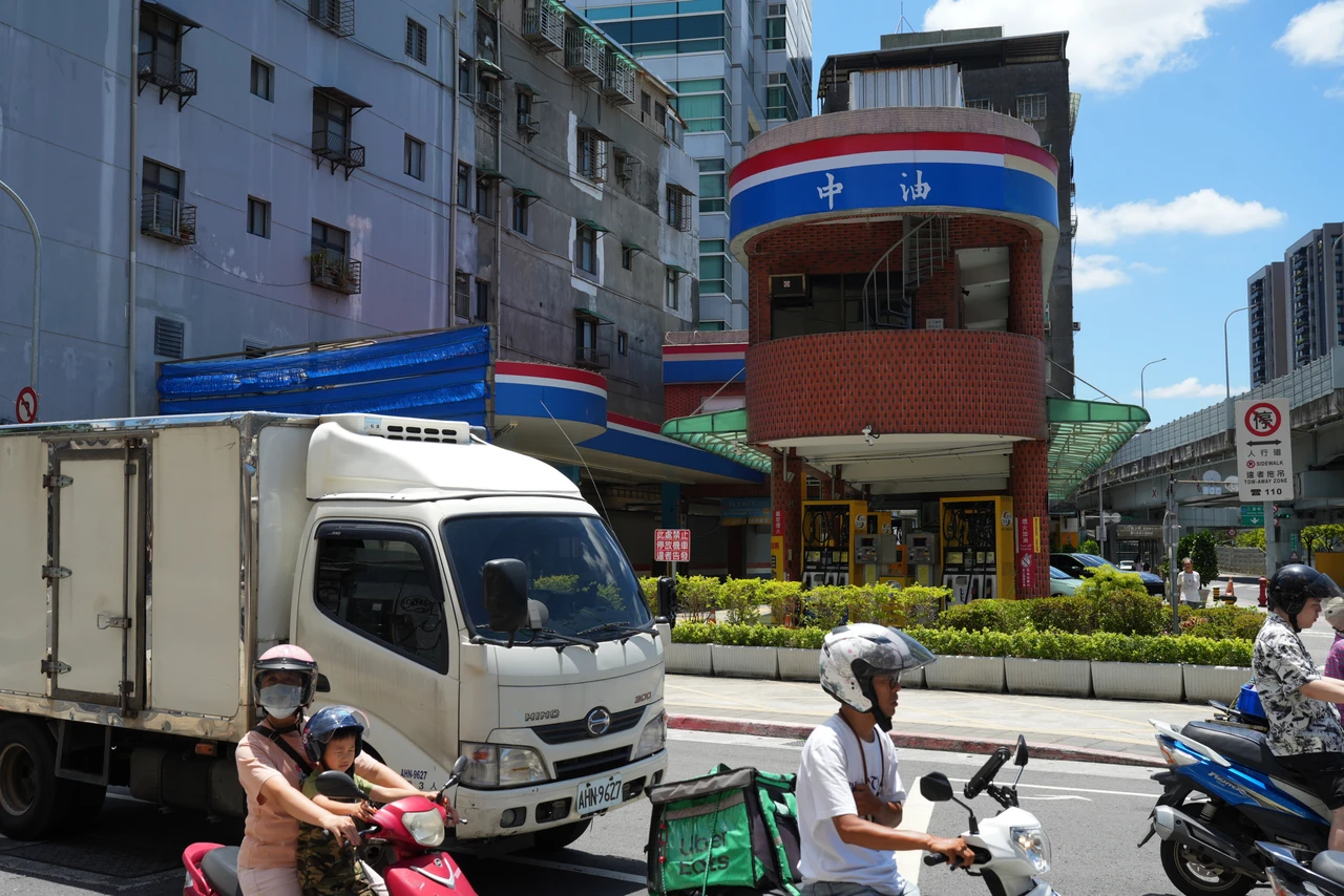 中油加油站。李柏毅攝