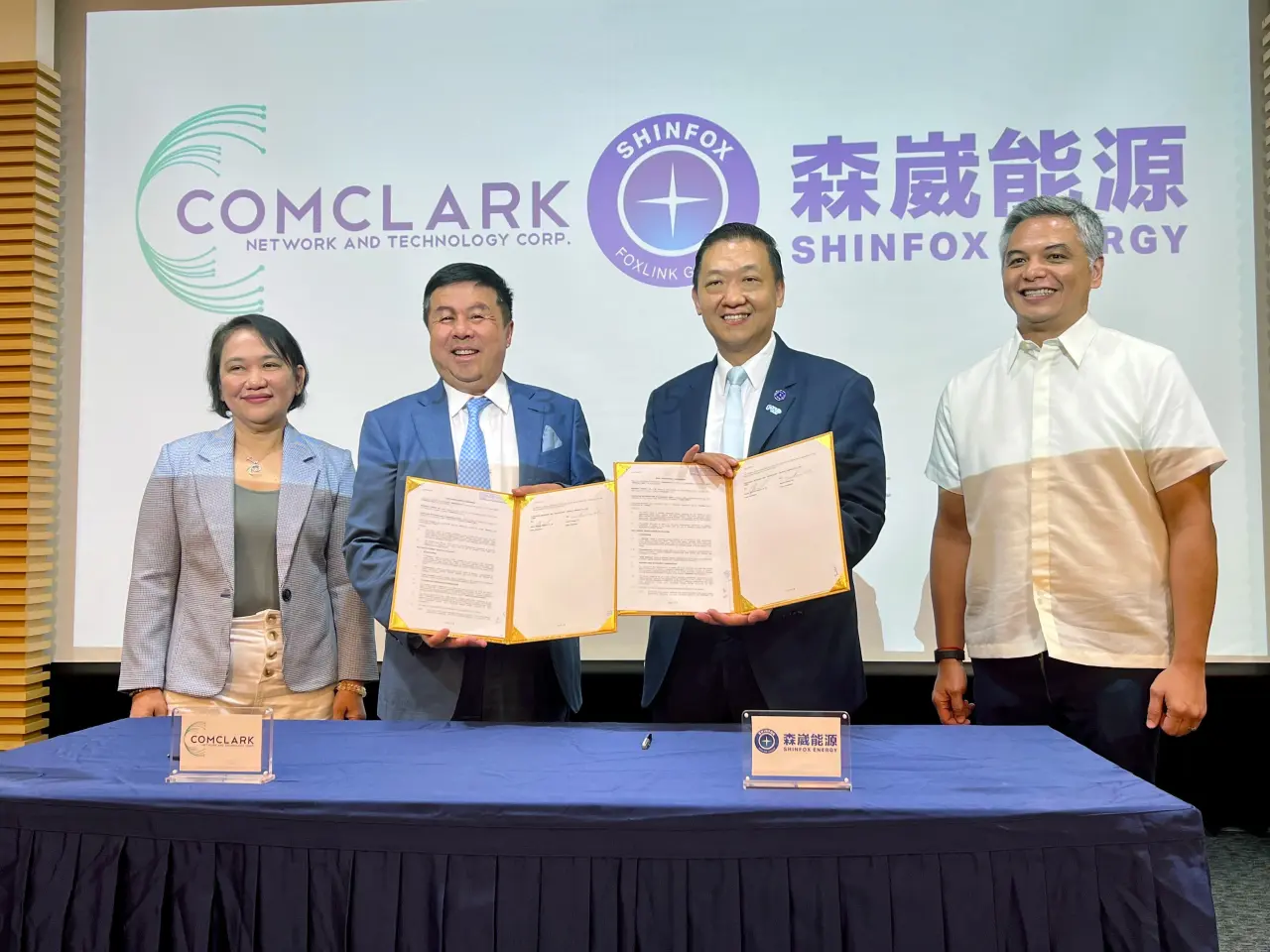 森崴能源與菲律賓ComClark集團簽署合資開發協議。(森崴提供)