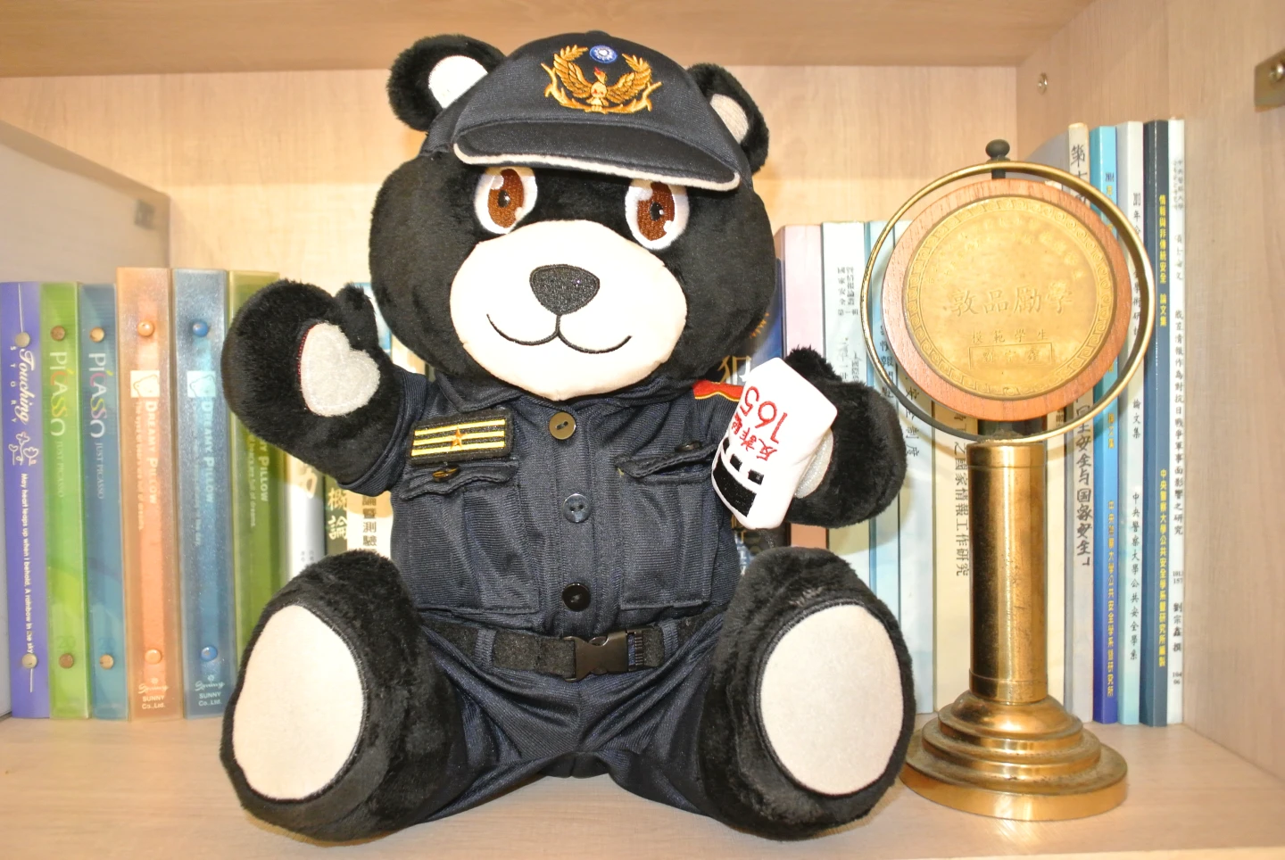 劉宗鑫獲獎獎牌。曾伯愷攝