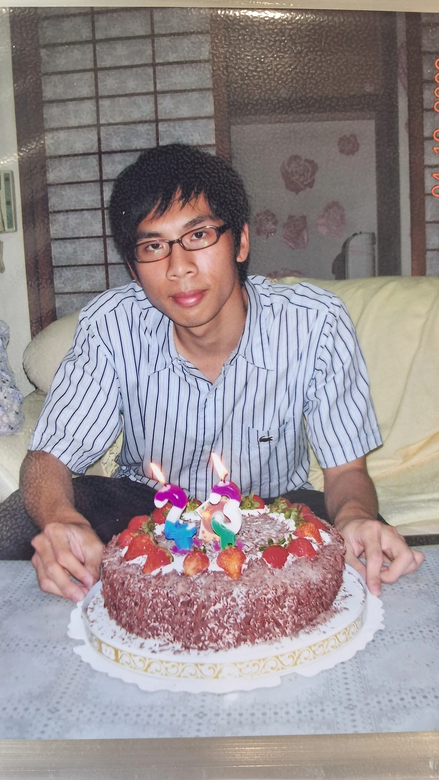劉宗鑫慶生照。劉父提供