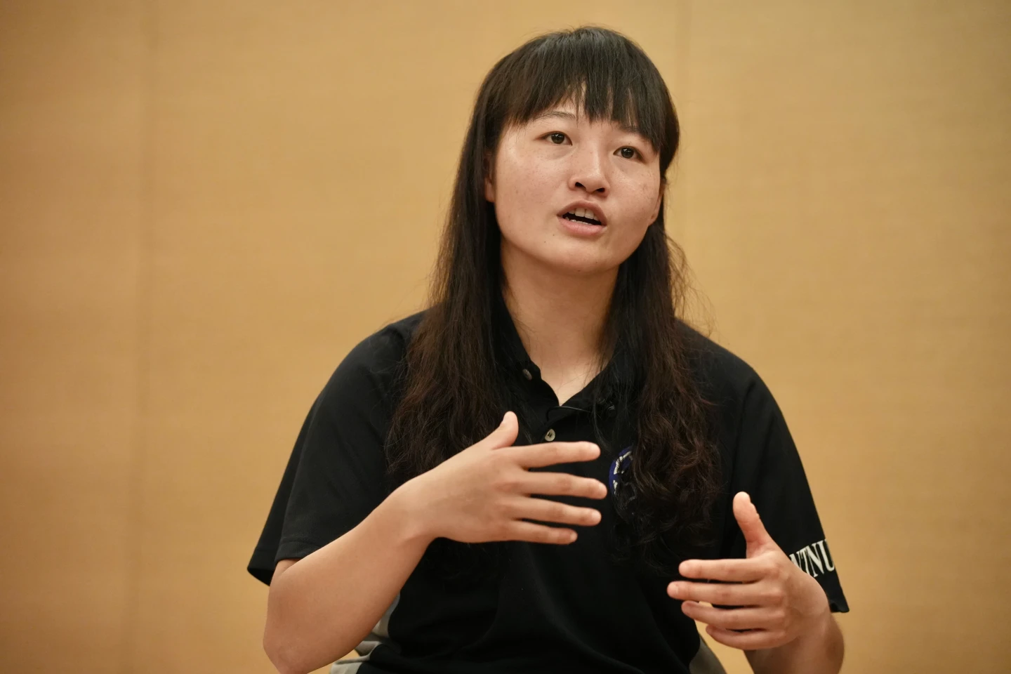 簡奇陞從小踢足球,國小時就下定決心要讀台師大、要當老師。林林攝