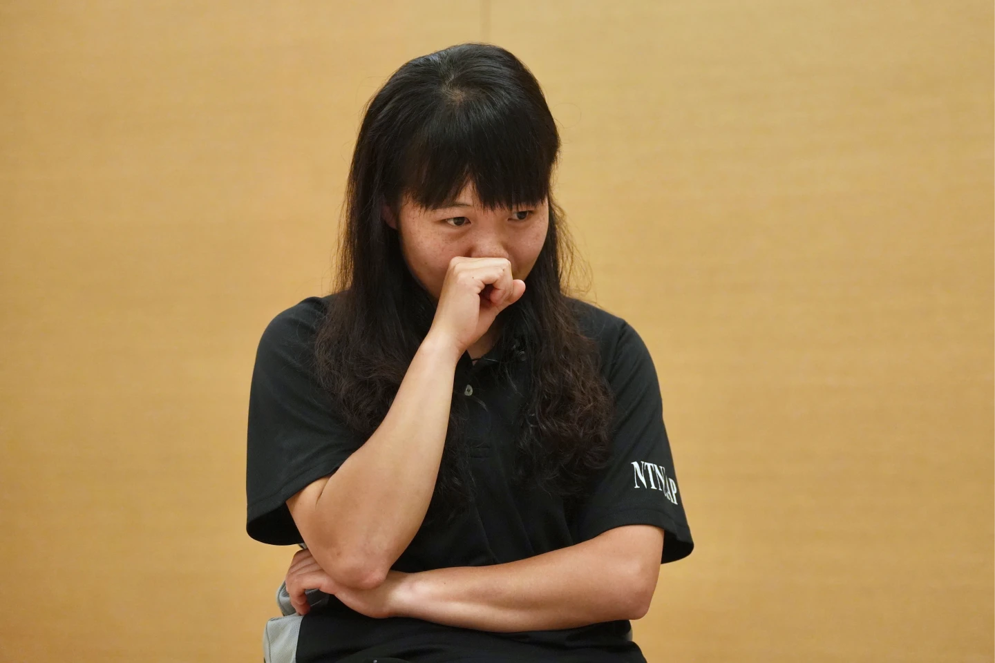 簡奇陞說,她能待在台師大撐到畢業,全靠校內正派的好老師。林林攝
