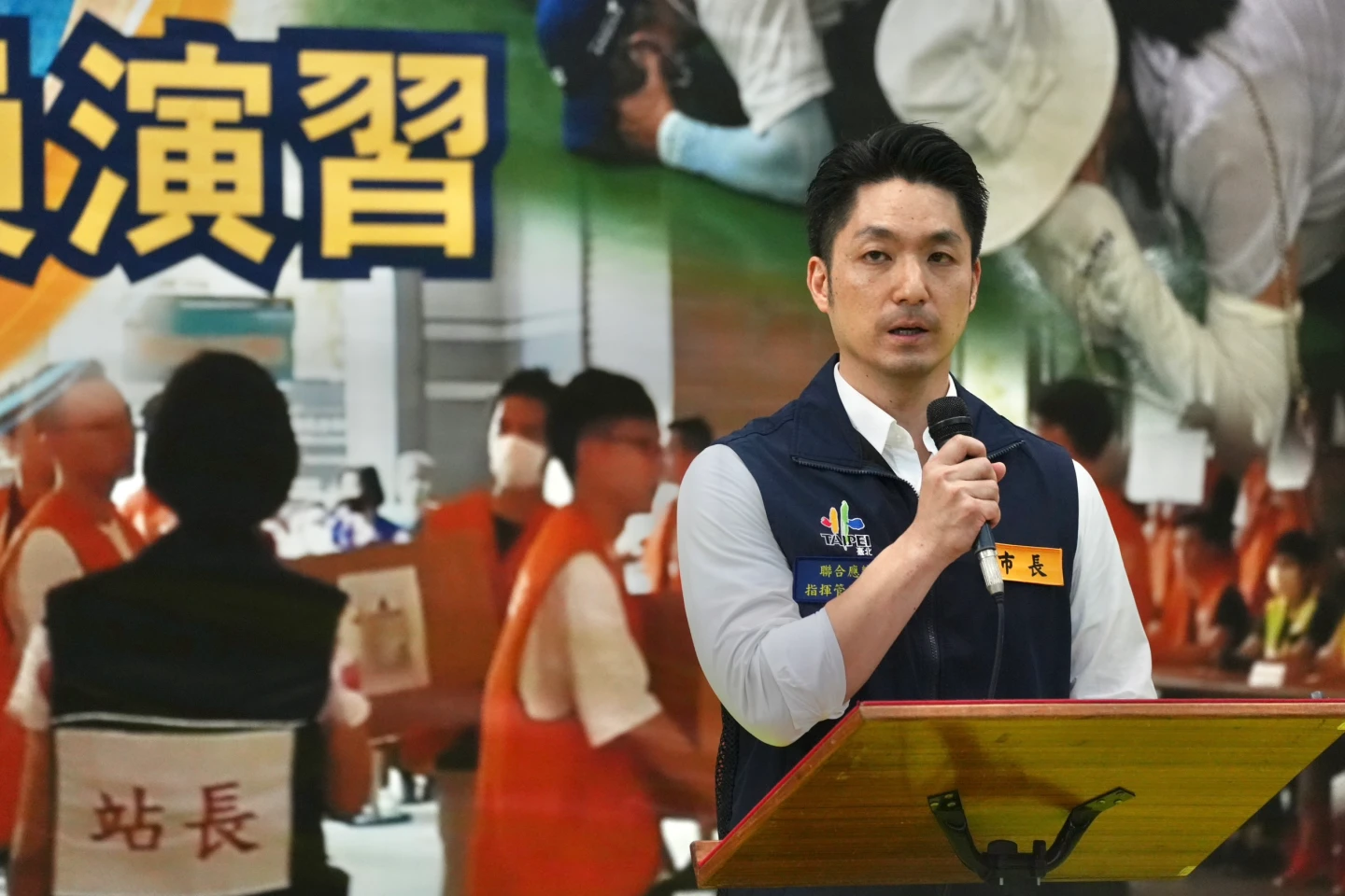 蔣萬安:理性務實的決策者,絕對不會把台灣變成熱點。林林攝