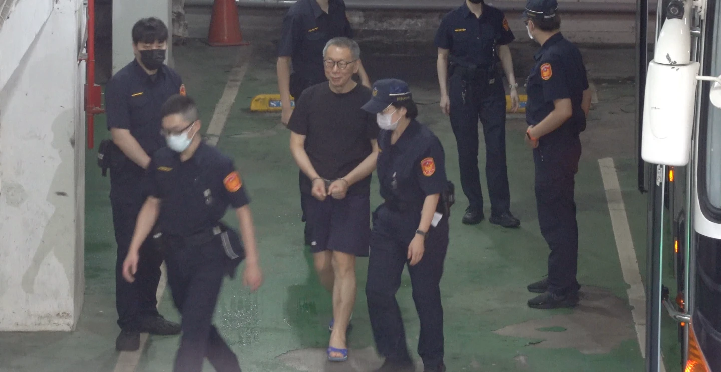 柯文哲日前被提解出庭。資料照片/丁牧群攝