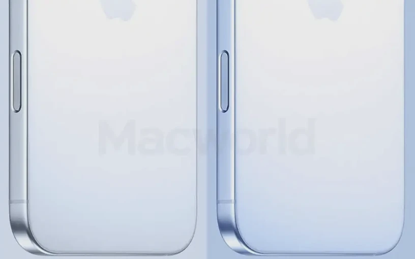 iPhone 17 Air新增淺藍色。照片來源:MacWorld
