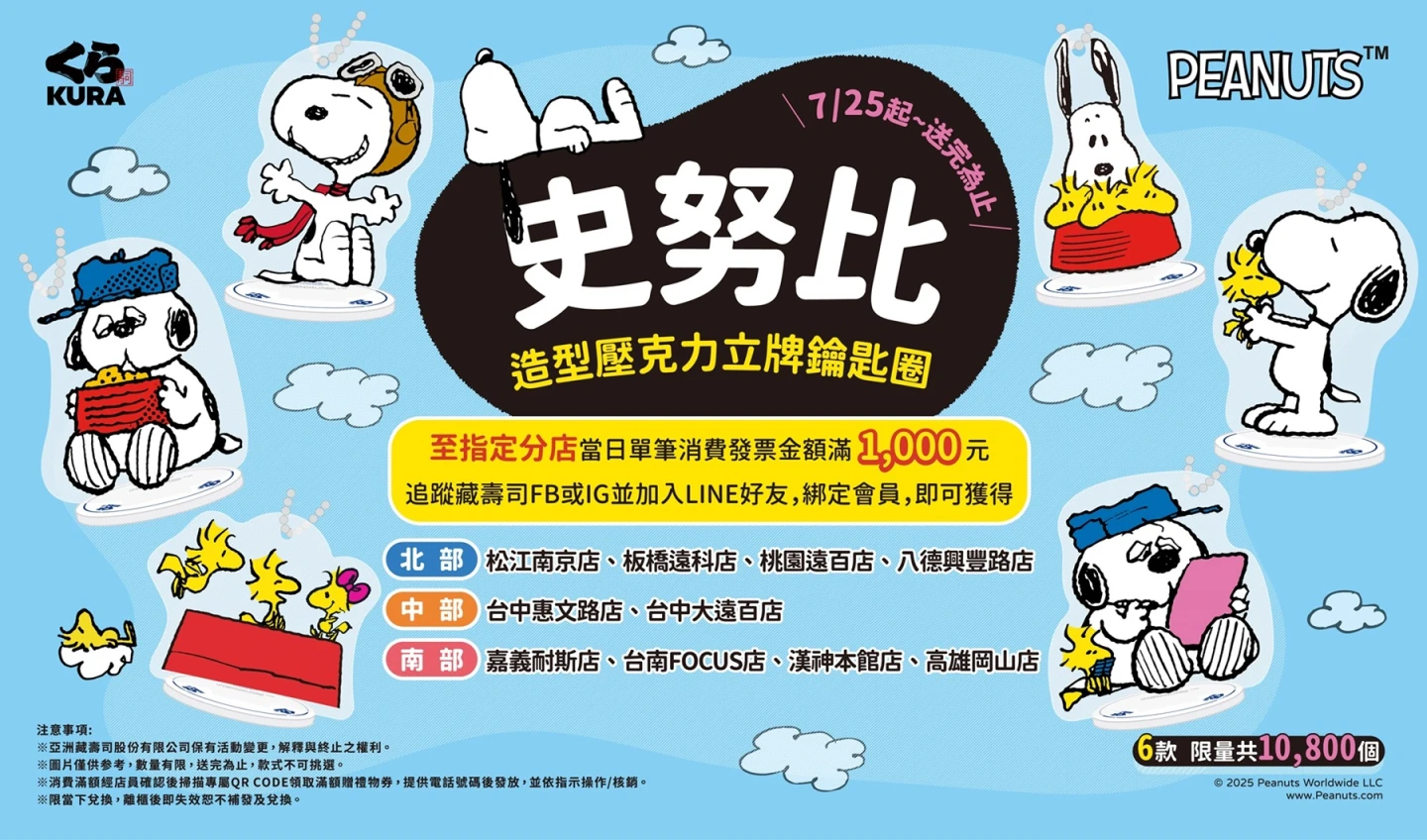 滿額送北中南限定「10間門市」一次看。藏壽司提供