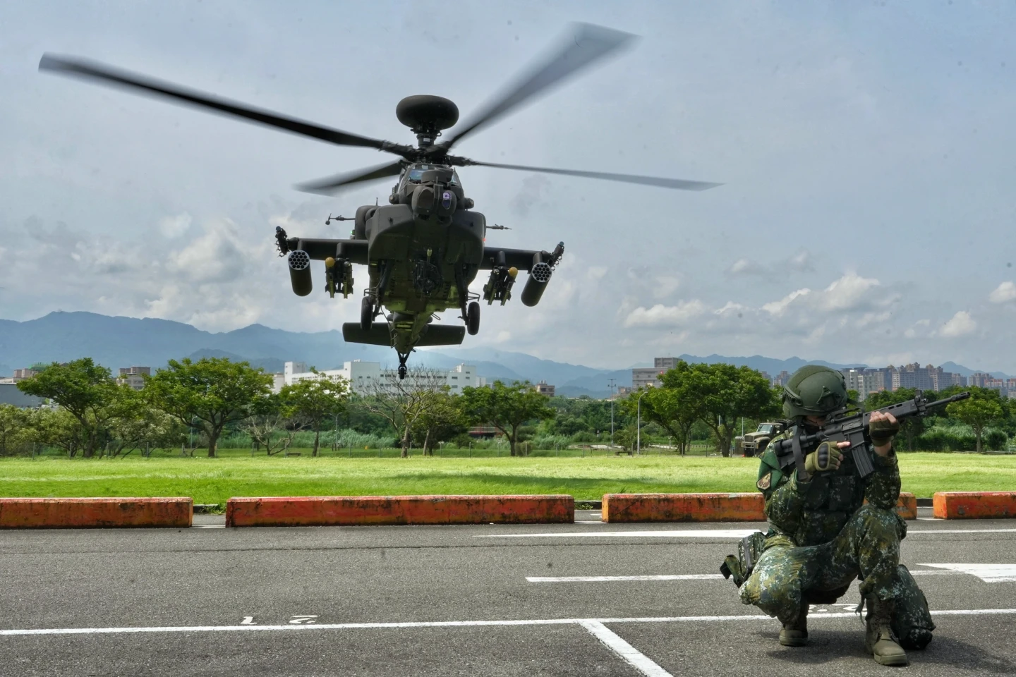 國軍漢光演習來到倒數第二天。林林攝