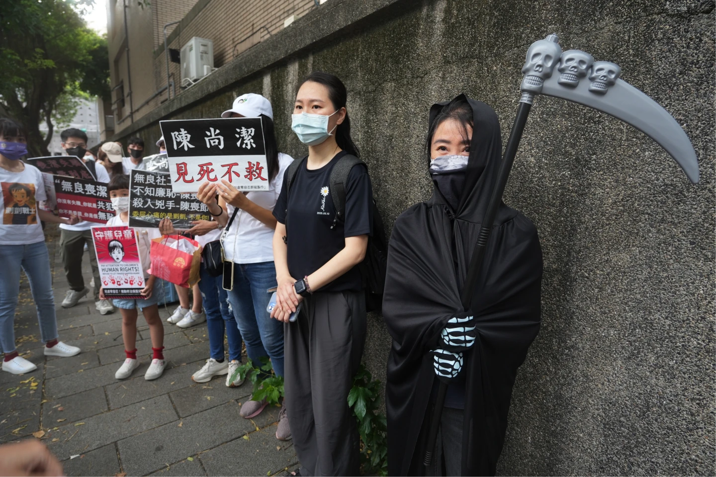 剴剴戰士痛批陳尚潔見死不救。陳卓邦攝