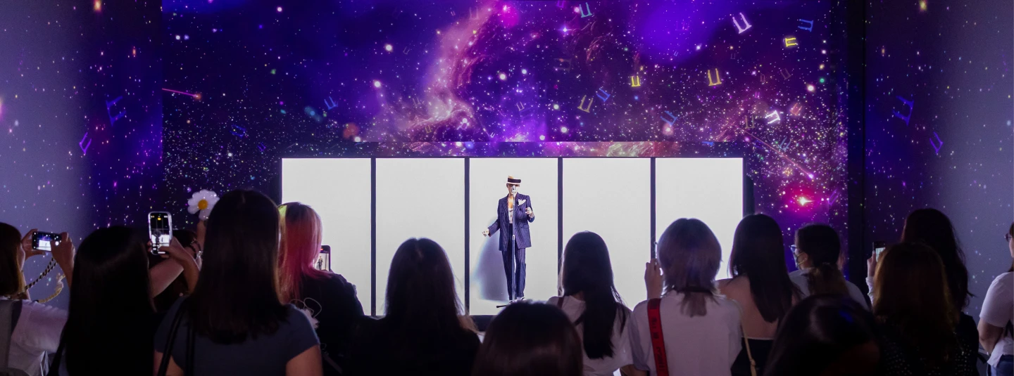 展覽現場能近距離感受GD演唱會視覺聽覺的極致享受。Creative MUT提供