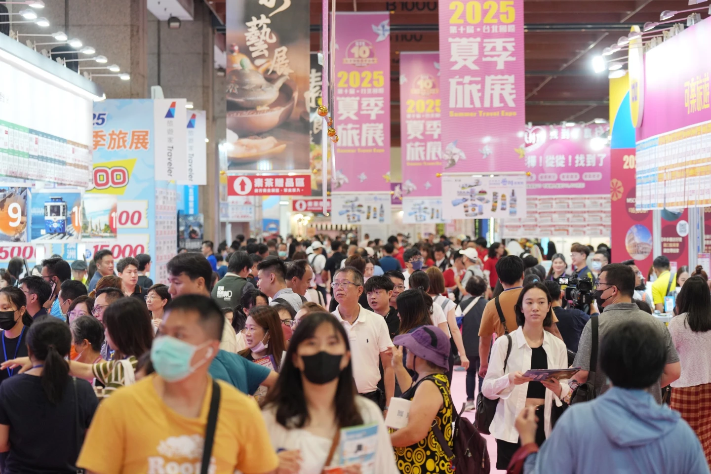 台北國際夏季旅展今(18)日起至21日於世貿一館登場。陳卓邦攝