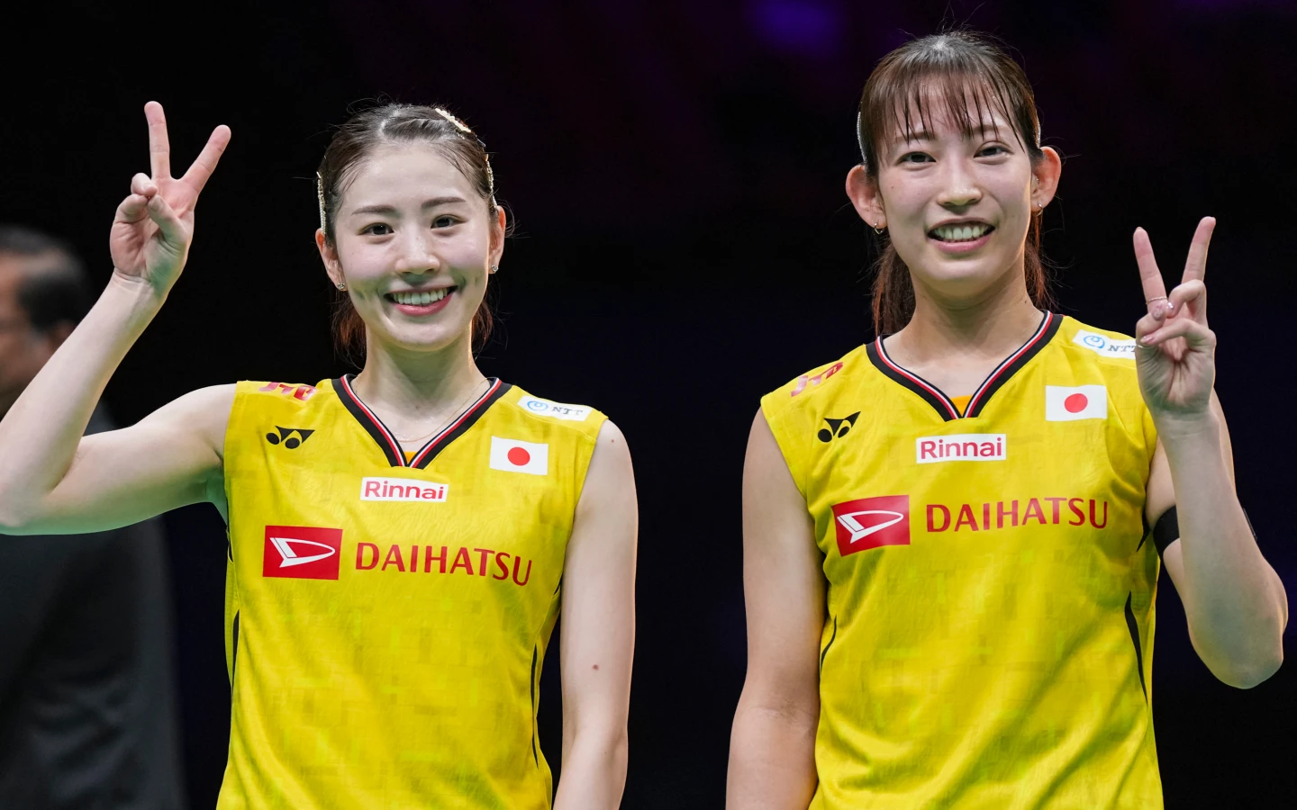 志田千陽和松山奈未在拆夥前總算突破日本賽8強魔咒,一舉殺進4強。法新社資料照片