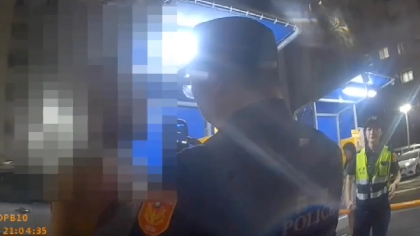 林姓男子因酒駕並涉嫌強制及恐嚇,遭警方依法究辦。民眾提供