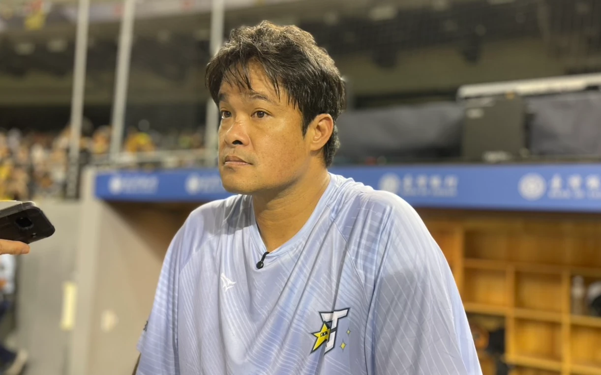 味全龍「大師兄」林智勝生涯最後一次參與明星賽。毛琬婷攝