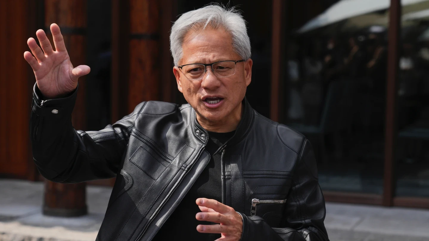 輝達執行長黃仁勳。美聯社