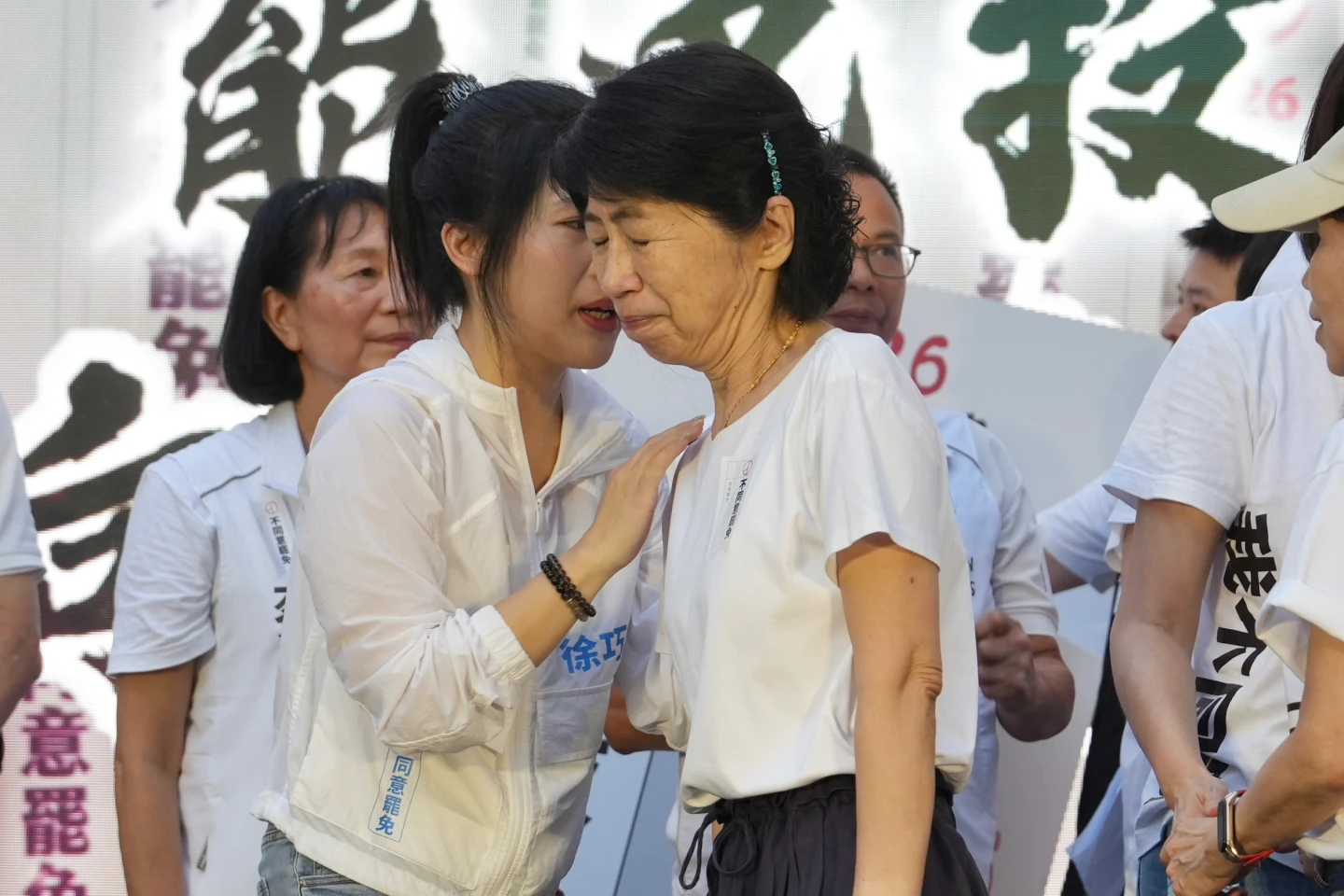 徐巧芯力挺柯文哲:絕對不是一個會貪污的人。林林攝