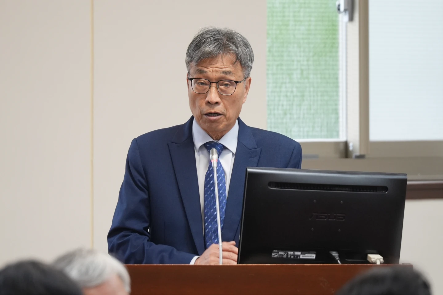 農業部長陳駿季。李柏毅攝