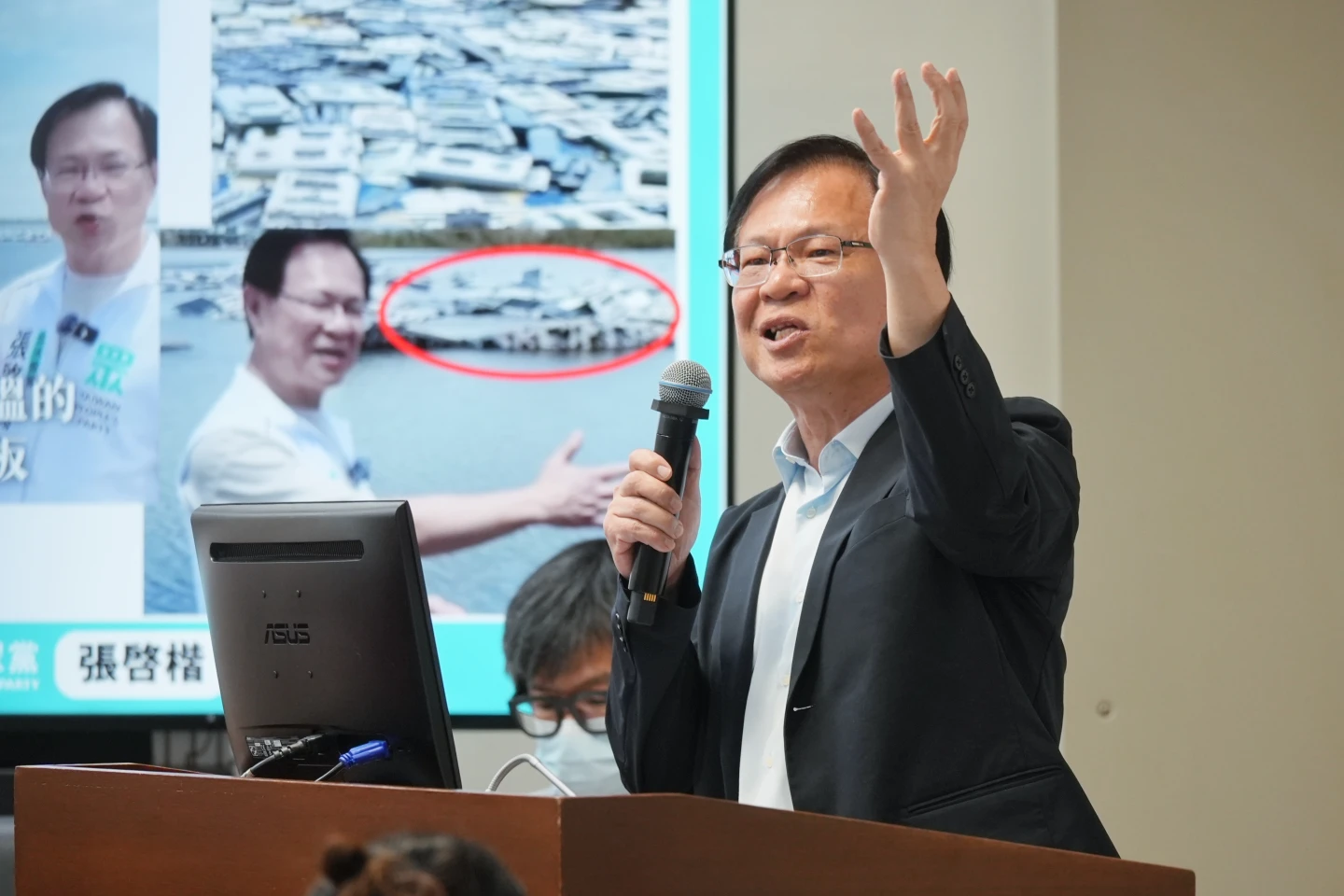 民眾黨立委張啓楷。李柏毅攝