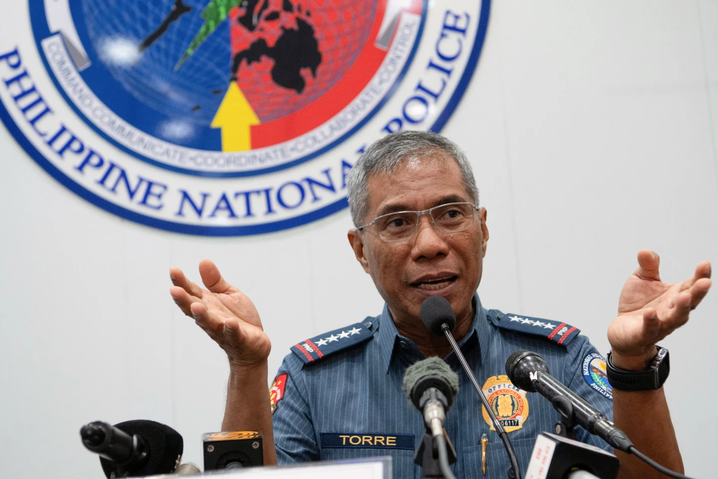 菲律賓警察總長托瑞(Nicolas Torre III)。法新社資料照