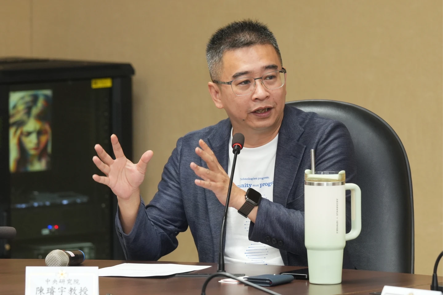 中央研究院統計科學研究所與智慧醫學專題中心研究員陳璿宇。李柏毅攝