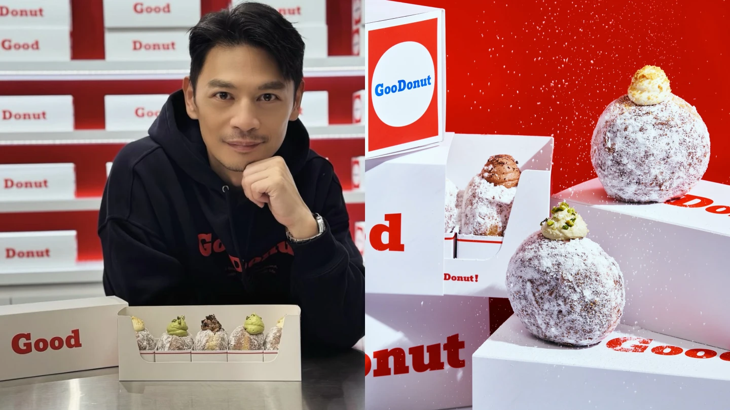 GooDonut 7/25-27快閃進駐Dream Plaza,阿KEN、阿緯將合體一日店長。緯豆集團提供
