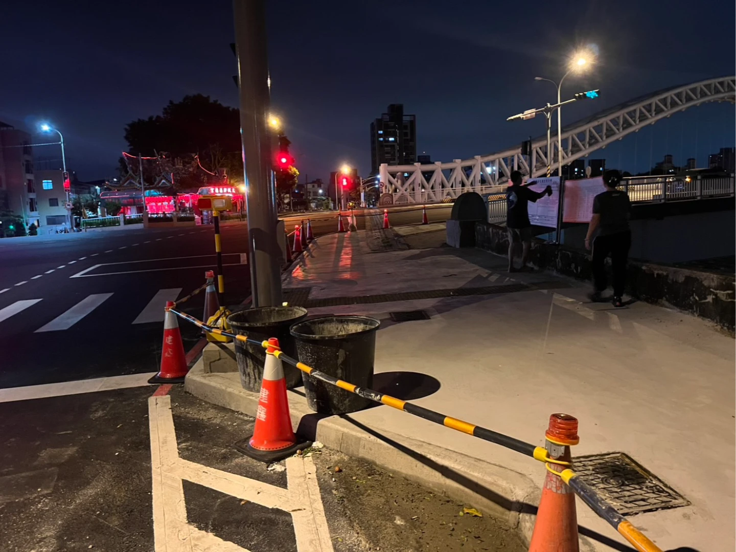 市府單位接獲通報,緊急封鎖現場排除。中市府提供