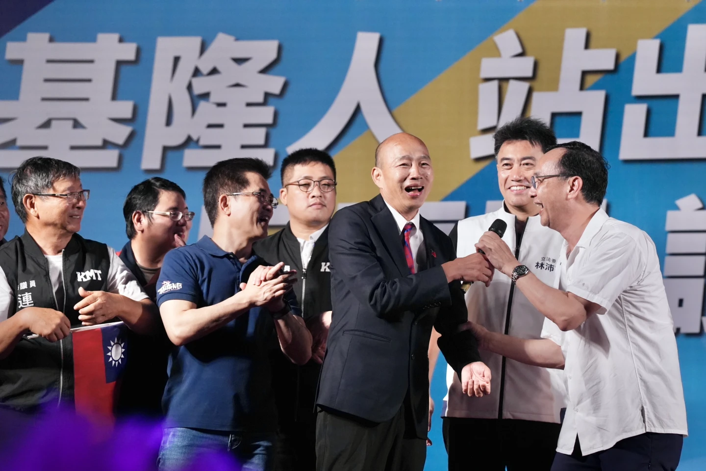 立法院長韓國瑜怒嗆他也可以被罷免。林林攝