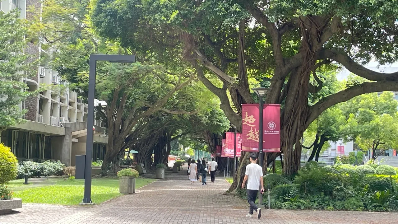 逢甲大學目前校內共有131顆喬木,校方將委請專家全面檢視。王煌忠攝