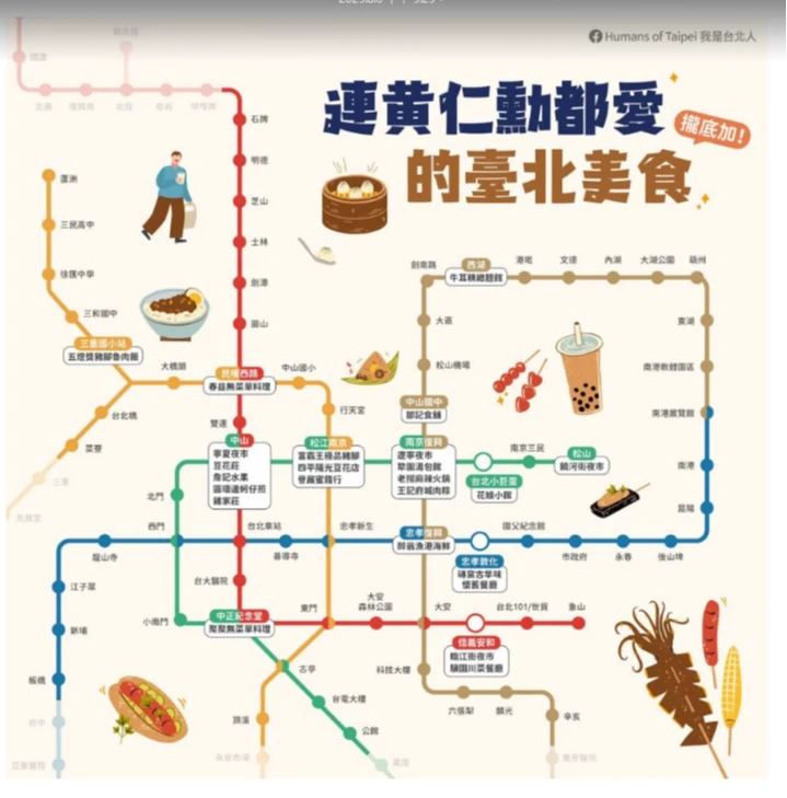 黃仁勳美食地圖。知新聞團隊製圖