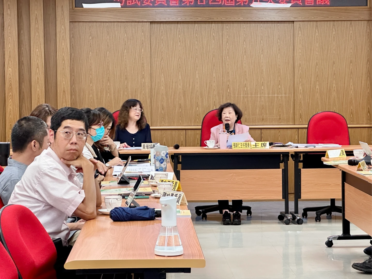 大考中心今天舉行會議,討論分科測驗違規情況。王良博攝