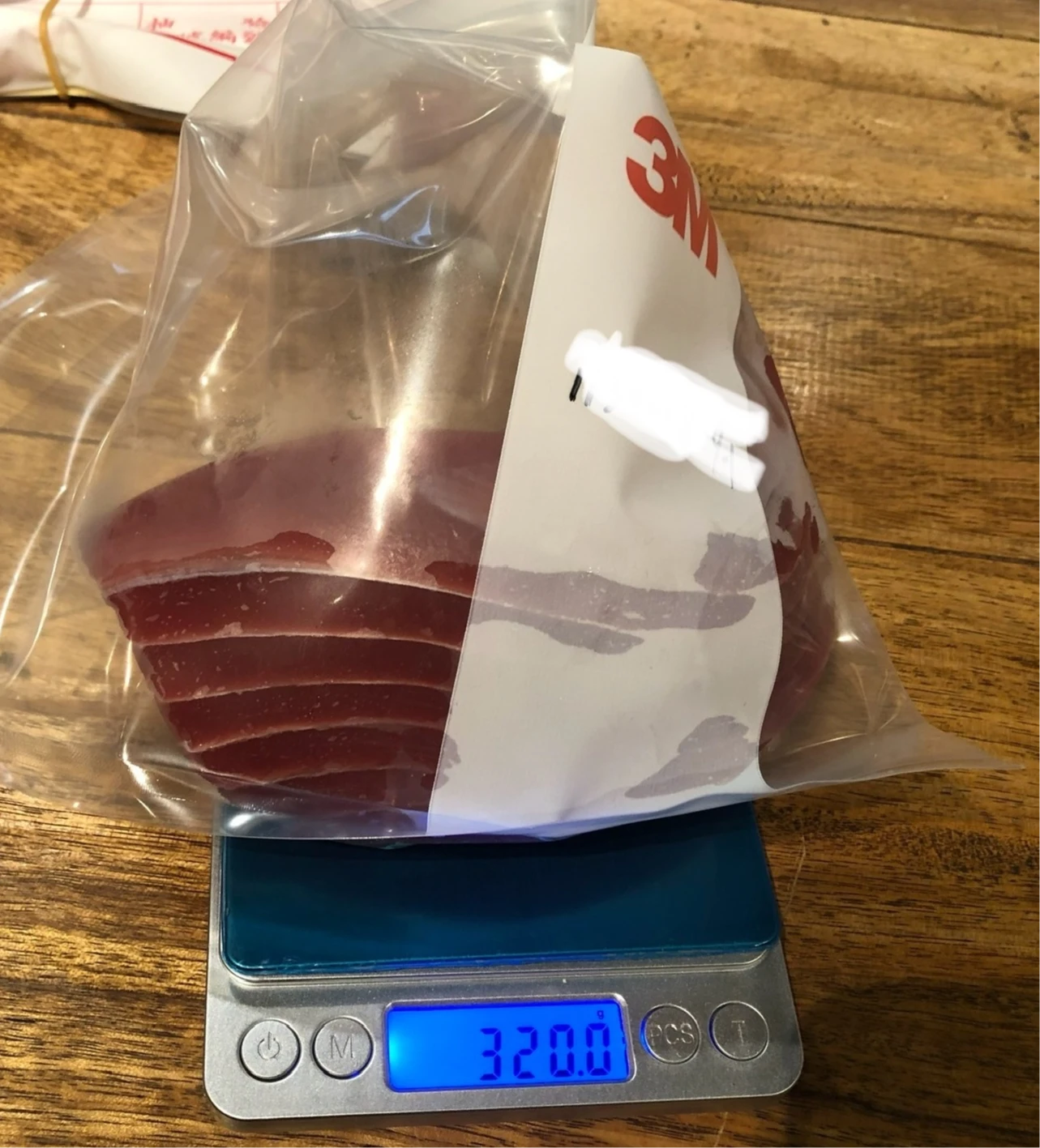 南方本鮪中油清肉,被檢出重金屬「甲基汞」含量超標。食藥署提供