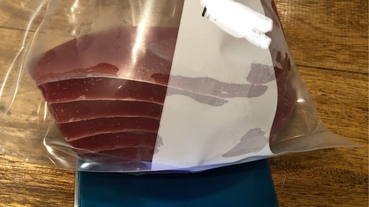 上引水產「南方本鮪中油清肉」。食藥署提供